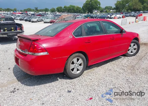 2009 Chevrolet Impala Lt из США, поврежденный, VIN 2G1WT57K791207968